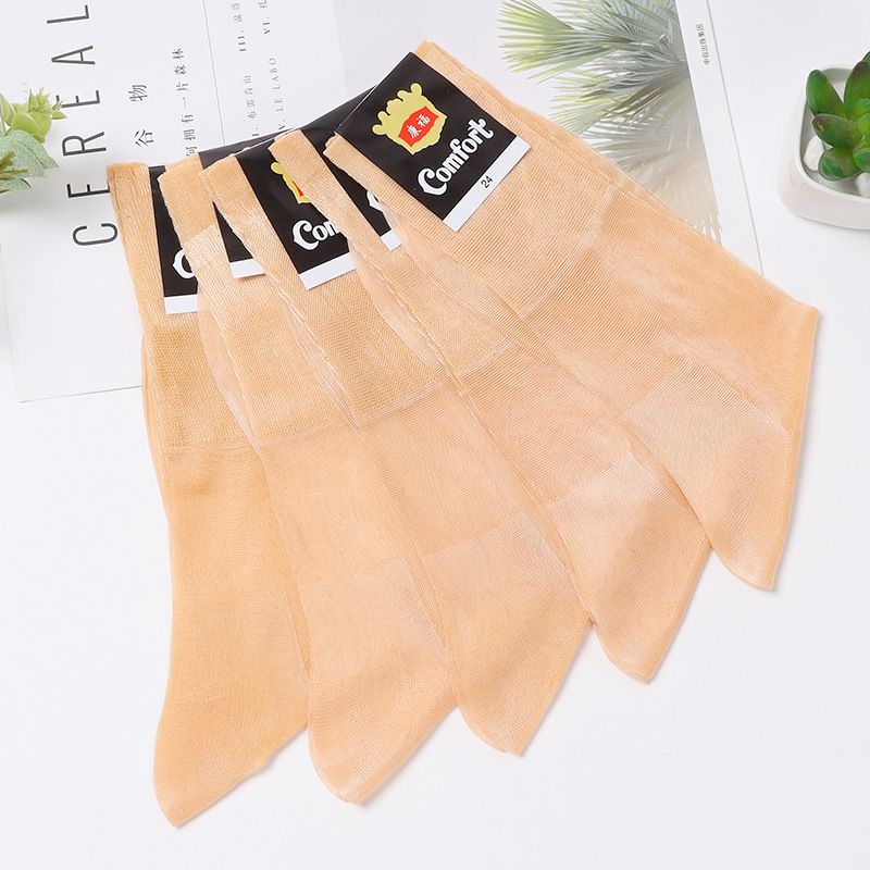 Loose socks spring and summer thin nylon old-fashioned stockings middle-aged and elderly stockings wide socks grandma socks Loose socks spring and summer thin nylon old-fashioned stockings middle-aged and elderly stockings wide socks grandma socks