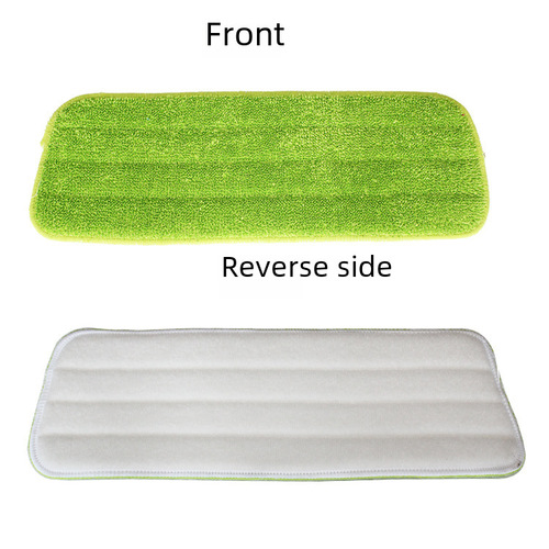 Water Spray Mist Mop Hook and Loop Replaceable Microfiber 42cm Flat Mop Replacement Cloth Mop Accessory