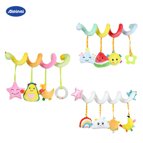 Baby Animal Elephant Bed Skirt Hanging Newborn Baby Bed Plush Car Hanging Baby Stroller Bed Skirt Hanging 