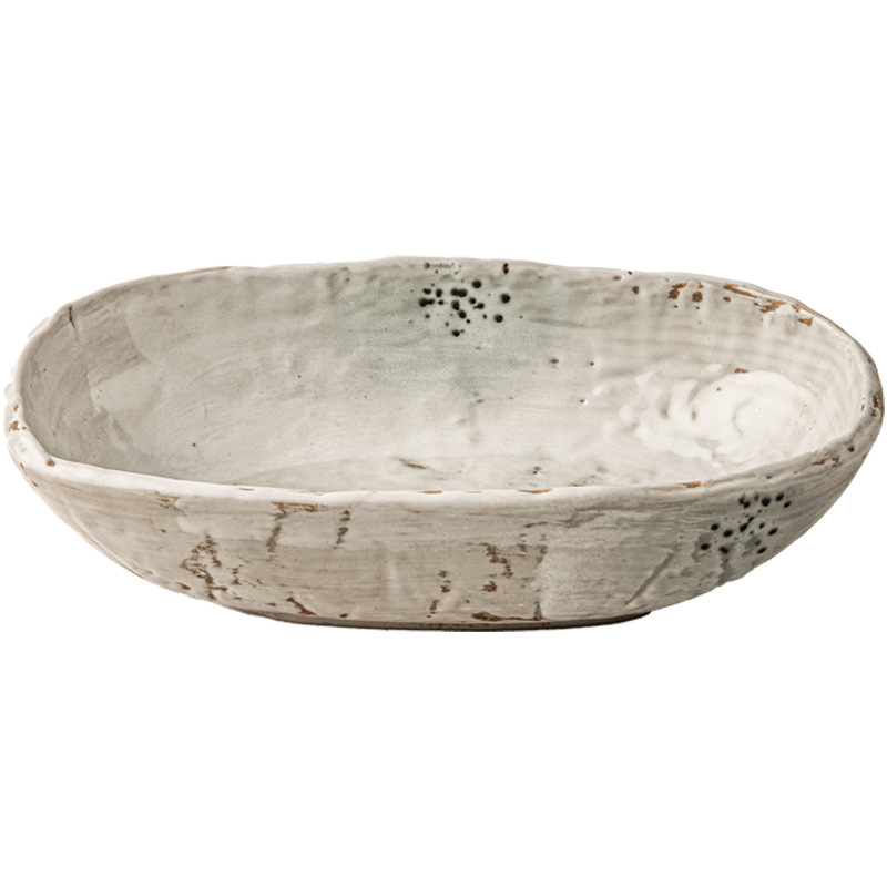 Serie de Kochi, viento silencioso, platos de cerámica de forma especial, platos de comedor, platos de comedor, exportación transfronteriza de cubiertos residenciales