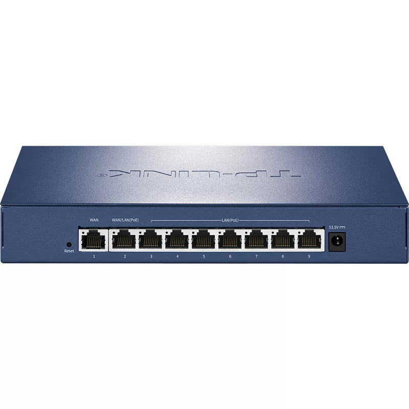 TP-LINK TL-R5009PE-AC PoE·AC встроенный корпоративный маршрутизатор 9 портов 2.5G через гигабитный