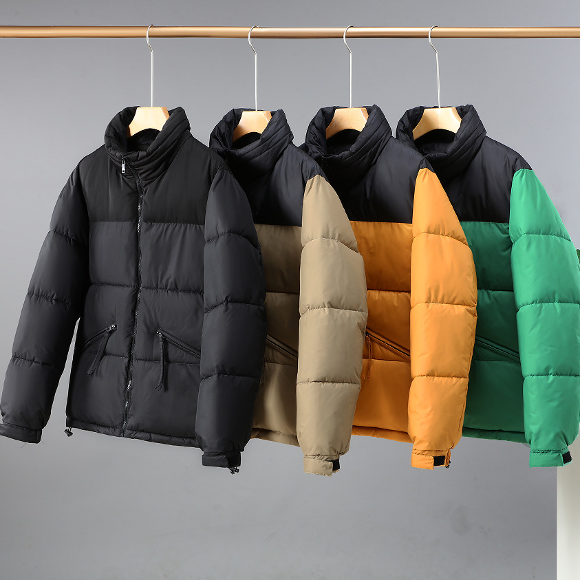 Vêtements pour hommes Veste courte en coton et soie pour hommes, veste décontractée en coton, veste en pain pour hommes_voghion.com