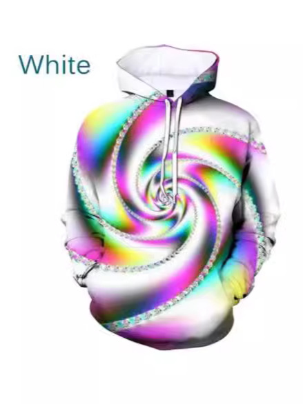 Hypnotic headscarf for men and women Kashmir 3D printed sweater…