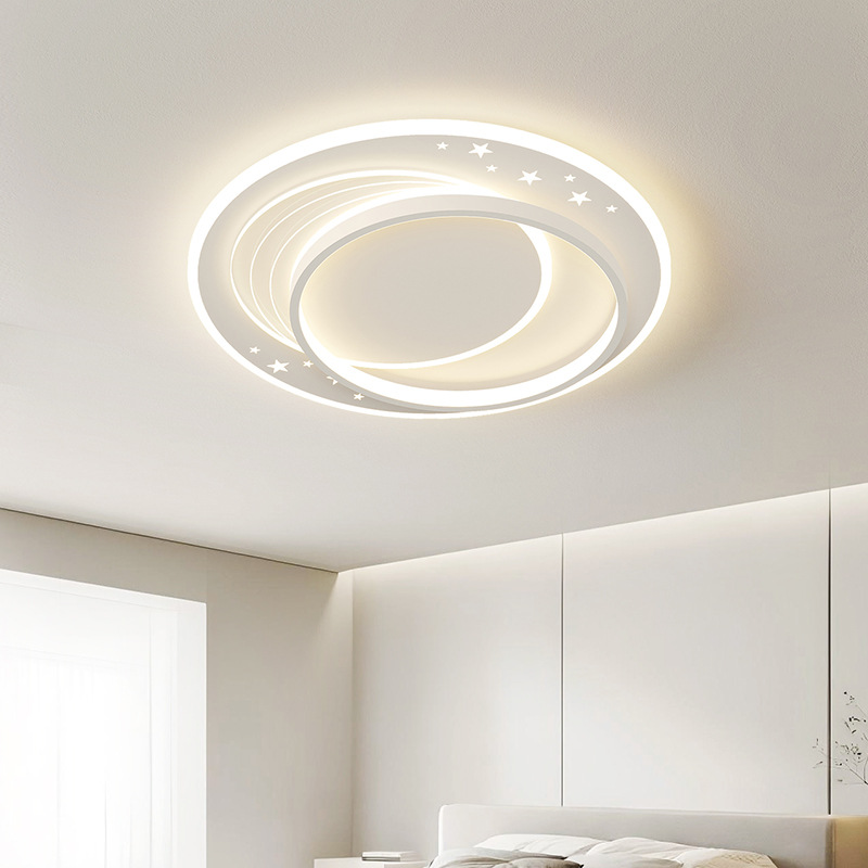 [Seleccionado cuidadosamente] Lámpara de sala de estar Lámpara de dormitorio LED moderna y simple, lámpara de techo para el hogar atmosférica, lámpara Zhongshan 448