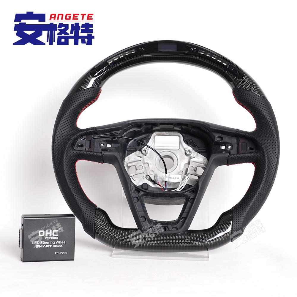 Suitable for 13-19 Seat/Leon/Ibiza/Led Smart Flat-Bottom Steering Wheel Car Steering Wheel