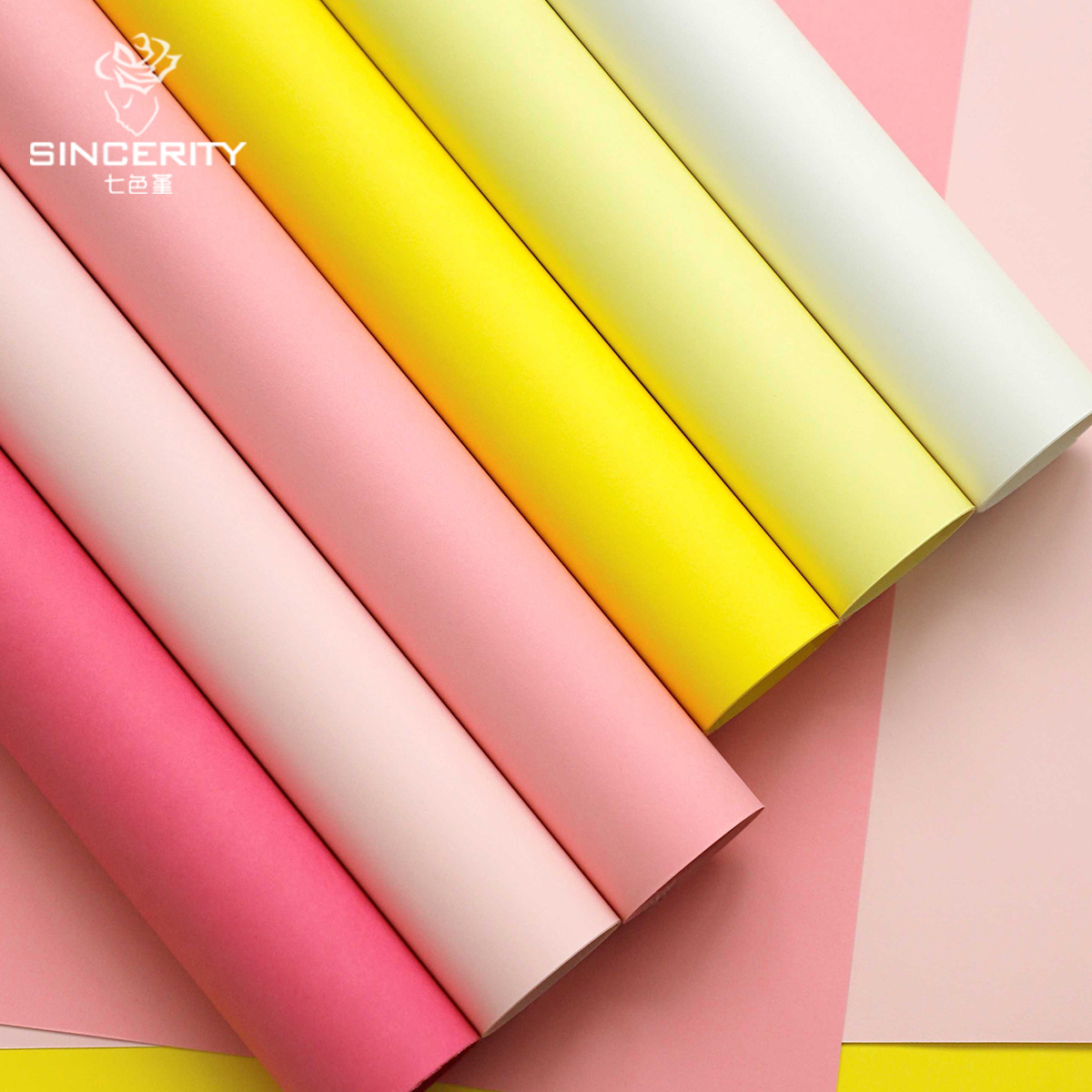 180 gramos de papel de moldeo de siete colores cordier endurecido engrosado envasado de flores florista diy flor envasado