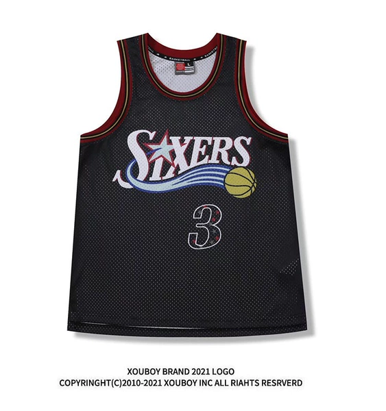 Retro Iverson black vest No. 3