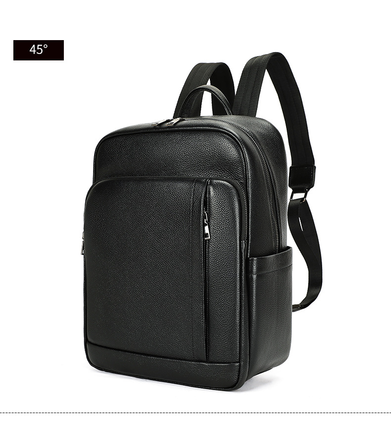 Ba lô nam công sở da bò cao cấp, đựng laptop 15 inch, dung tích lớn — 2348 Màu đen, 2349 màu đen, 2350 màu đen, 2351 Màu đen chi tiết 68