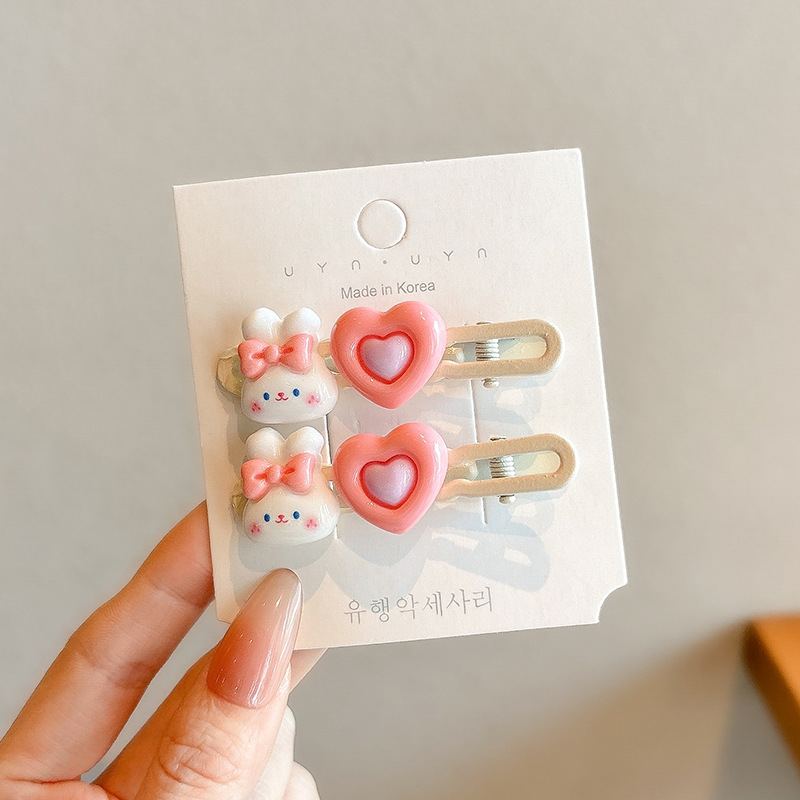 Dopamina adorable clip de cabello para mujeres 2025 nuevo clip lateral de alta gama clip lateral frisa clip de cabello clip de cabello tocado