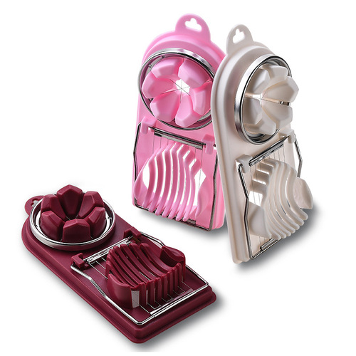 Kitchen gadgets plastic egg cutter Japanese-style egg cutter petal-type egg splitter egg splitter