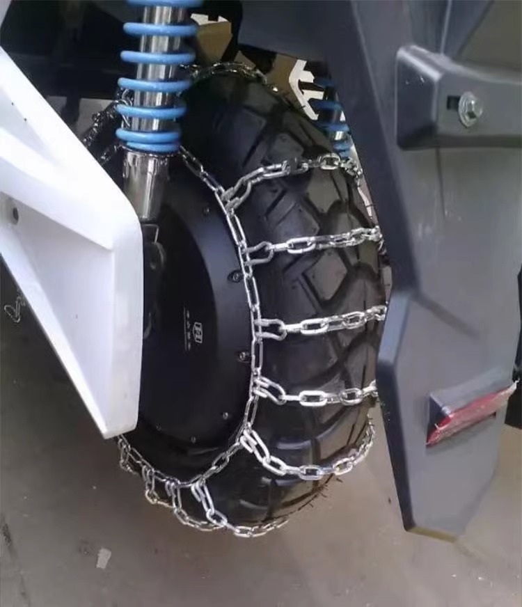 Electric car motorcycle metal antiskid chain 300-18 steel chain iron chain snow tire antiskid chain 300-10