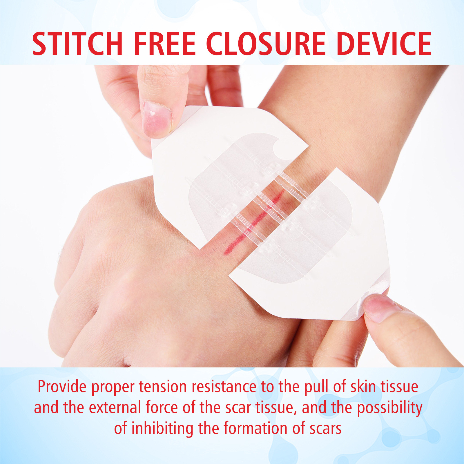 South Moon suturfrit lukkeplaster, suturfrit plaster, hudsårplejeplaster_voghion.com