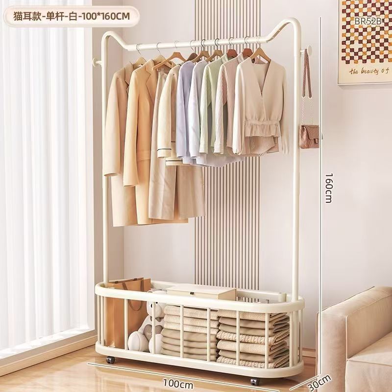 percha de ropa percha de sombrero de piso simple pequeño estante de ropa interior percha de ropa percha