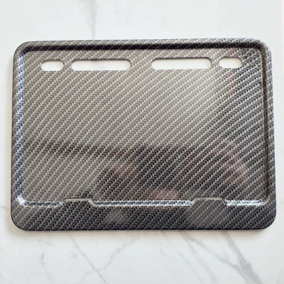 number license plate frame modification wholesale, Other Automotive Exterior Supplies - solid-motorcycle-carbon-fiber-color-no-word