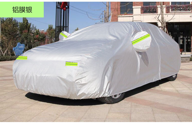 in stock Car Clothes Full Cover Four Seasons Universal Thickened Cotton Waterproof Anti-hail Sunshade Sunscreen Car Clothes Car Cover