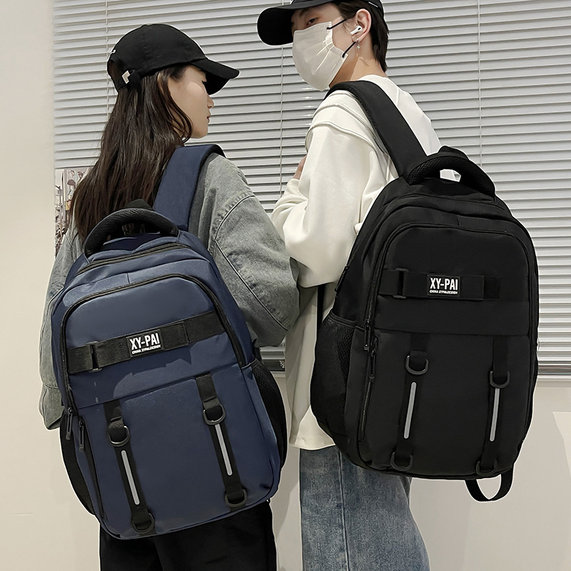 2024 bolso de hombro nuevo simple bolso de computadora de moda moda casual salvaje estudiante universitario mochila de gran capacidad