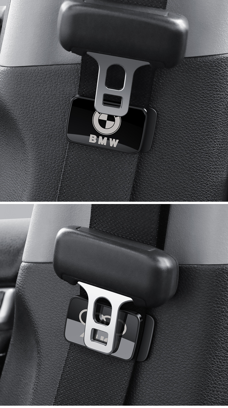 Car seat belt retainer limiter magnetic anti-collision abnormal noise shaking adjustment stabilizer car interior supplies