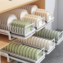 Stainless steel kitchen bowl and dish drying rack sink storage shelf modern minimalist home tabletop bowl and chopstick storage box bowl stand