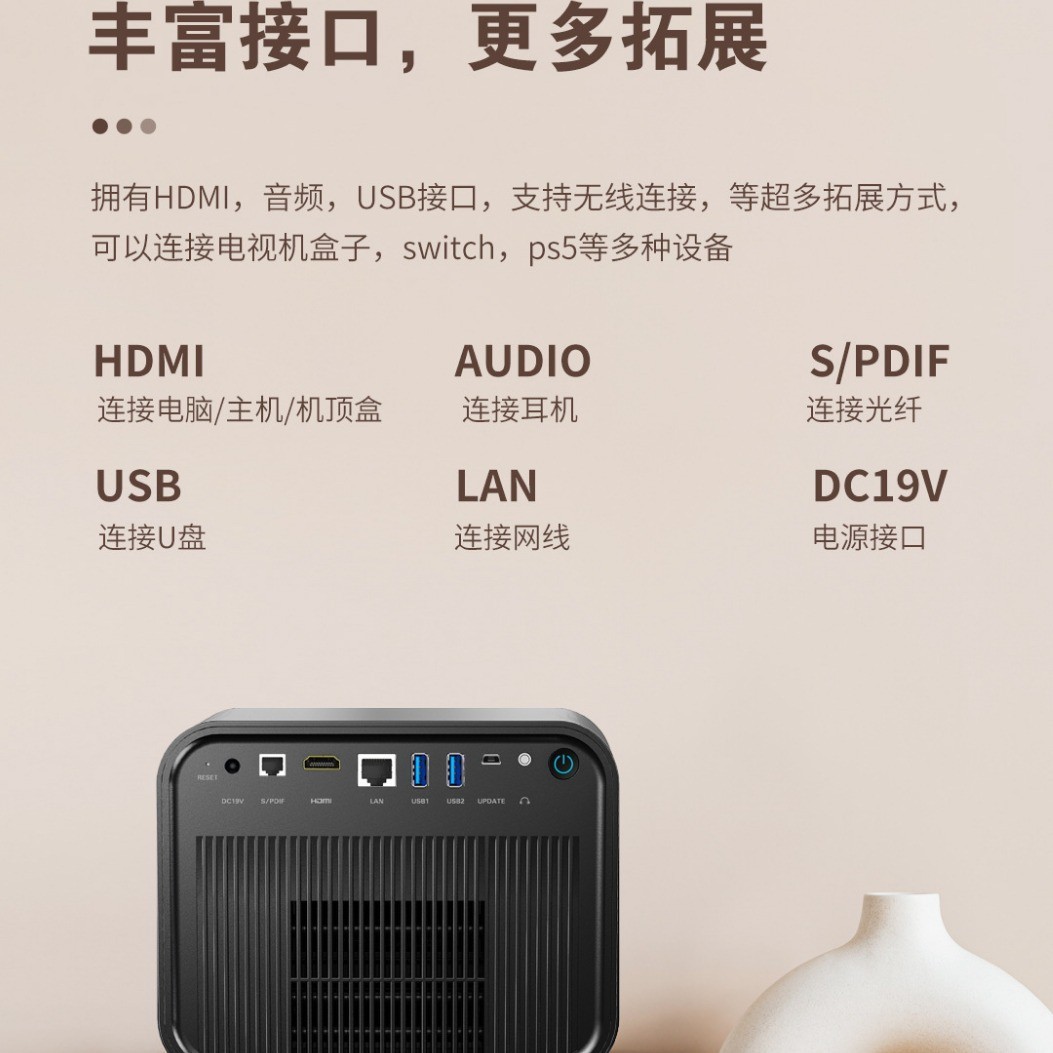 Home Theater Dlp Projector Hd Highlight 1080P Bar Ktv Karaoke Projector Factory Hd Projector
