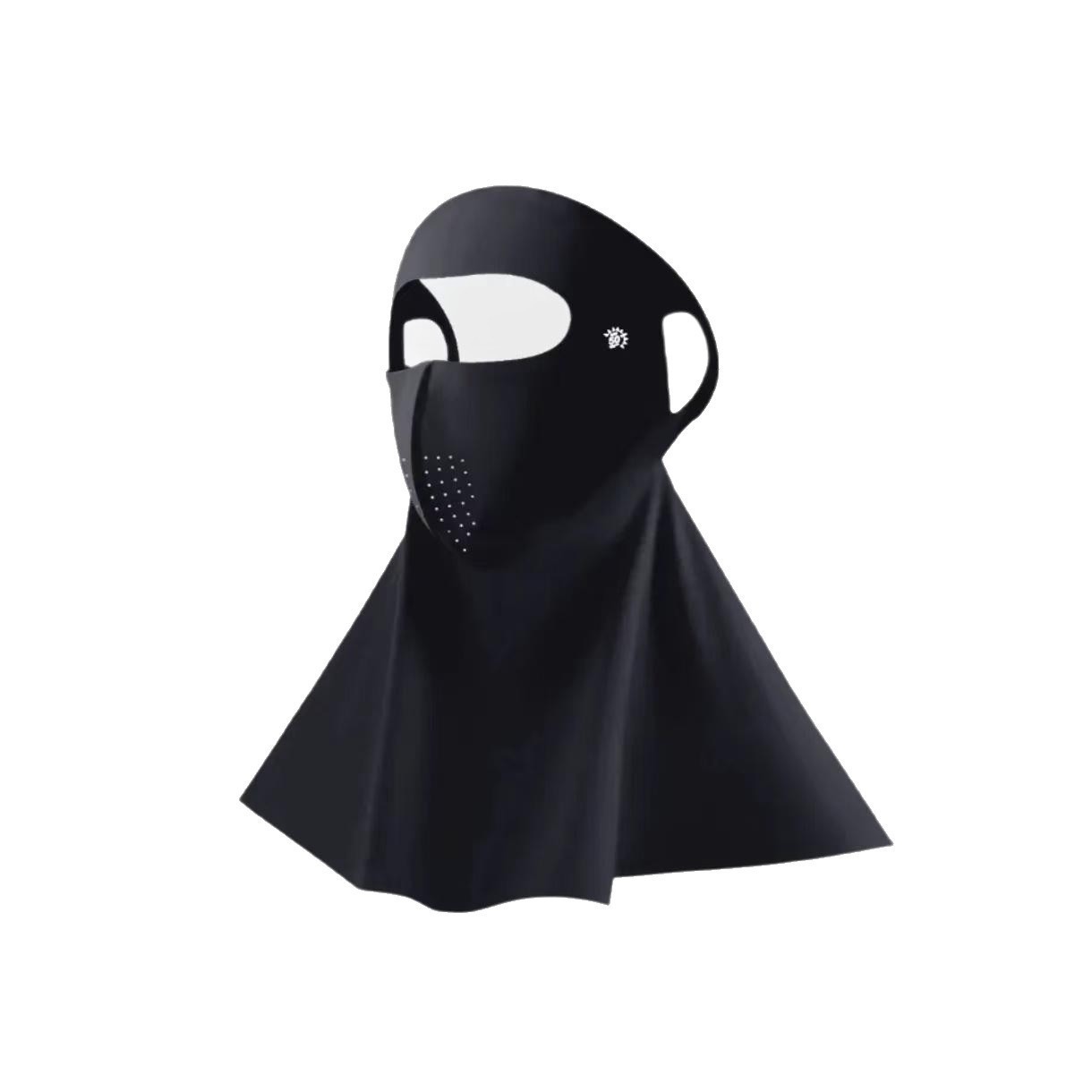Máscara facial protector solar máscara de cuello integral ciclismo delgado transpirable anti-UV hielo femenino velo de protección sin marcas