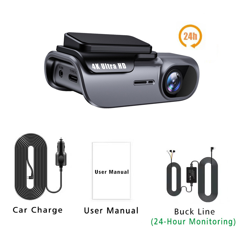 Chezai – 4K Dash Cam Driving recorder - k05-single-channel-cigarette-lighter-power-time-lapse-recording