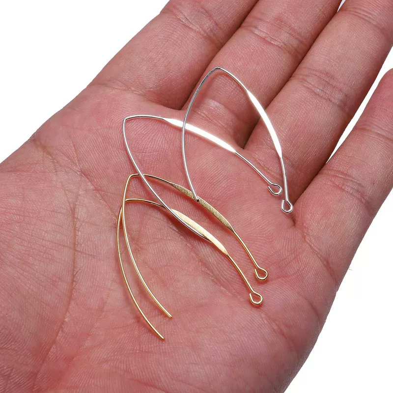 Серьги, аксессуар, медные элементы, позолота и посеребрение
