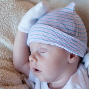 Foreign Trade Cross-Border European and American Newborn Infants and Young Children Cotton Fetal Shape Hats for Men and Women Baby Hats Kidsren's Pullover Knitted Hats