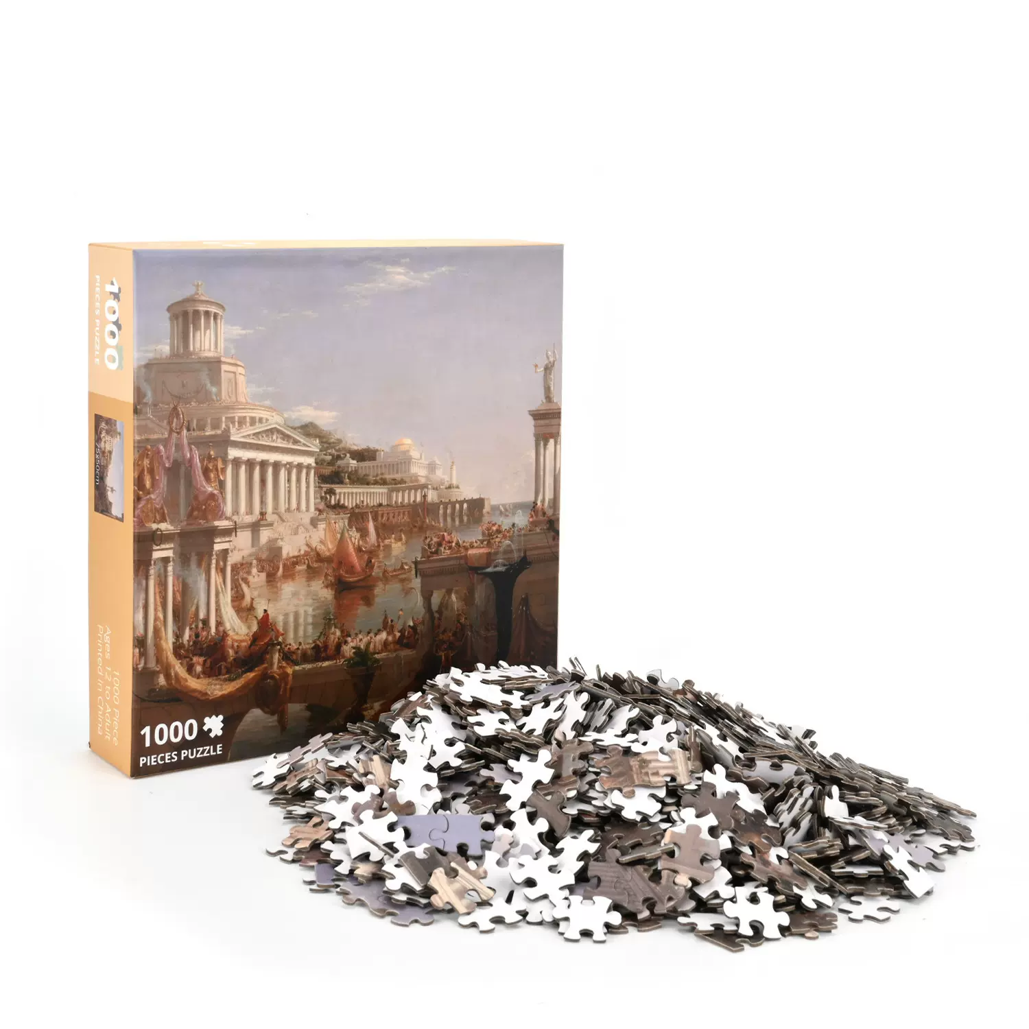 跨境外贸成人1000片拼图 帝国的崛起 益智科教玩具 公司团建礼品