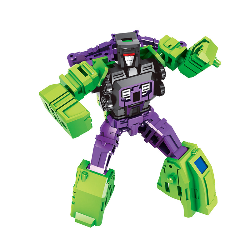 Juguete de deformación para niños en forma de coche fuerte robot de ingeniería modelo de vehículo seis en uno traje de Carro en forma
