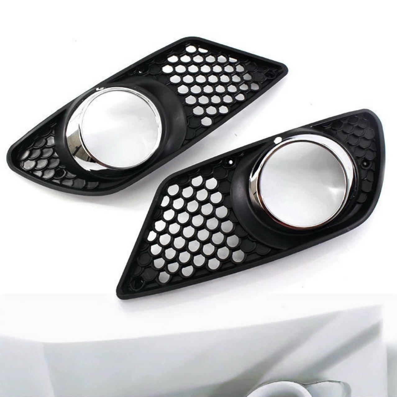 Для 08-10 лет Mercedes-Benz C-Class W204 противотуманные рамки переднего бампера под сеткой противотуманные фары решетка 2048850383