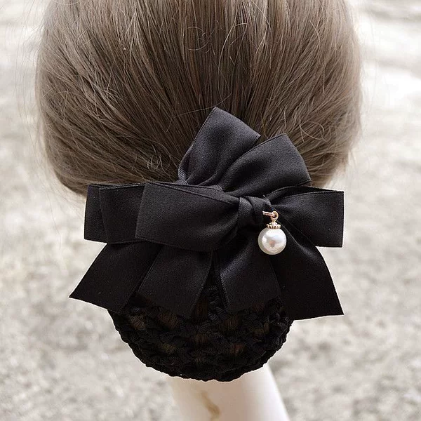 Hair Accessory for Women: Nurse Hairnet, Hair Bun Net, Hairpin, Professional Flight Attendant, Hotel Work Hair Accessory, 2025 New Model