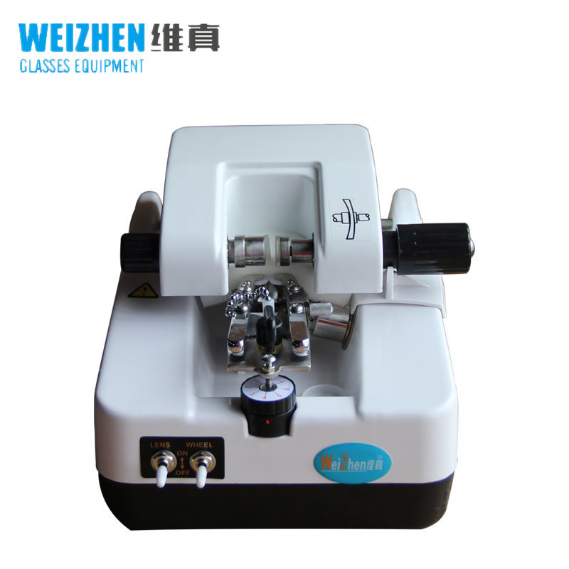 Weizhen WZ-JP800A medio marco lente ranuradora máquina de trefilado de acero inoxidable equipo de procesamiento de lentes de espectáculo sin marco