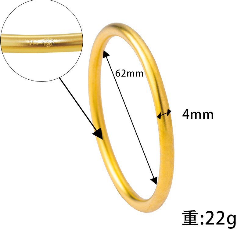 S4081 파인 펄 샌드 헤리티지 팔찌 4#62mm