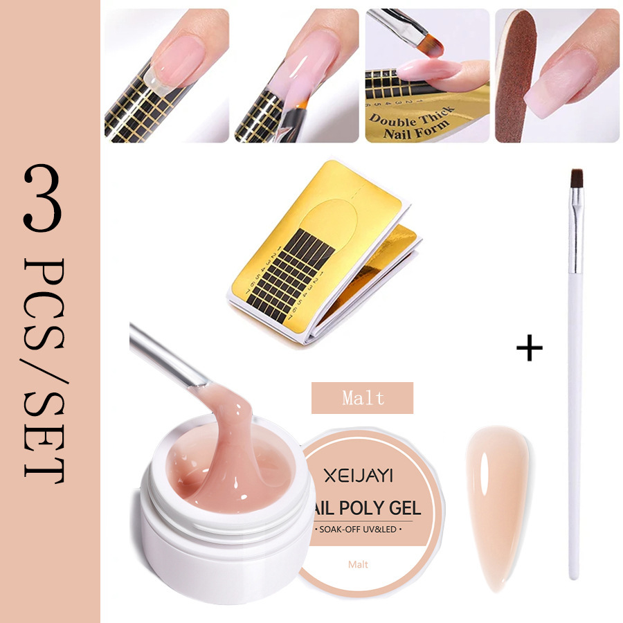 Uñas fototerapia extensión pegamento traje extensión rápida con soporte de papel fototerapia pluma Firme y Duradera adecuado para el principiante