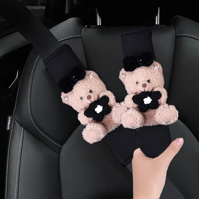 Funda Protectora para Cinturón de Coche de Peluche Artificial