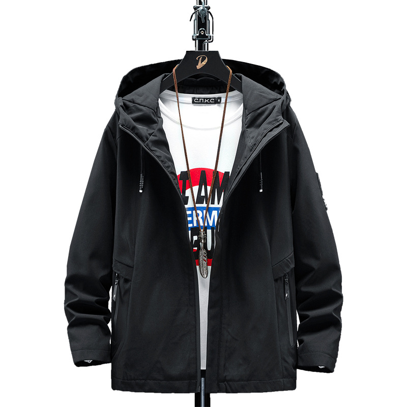 Chaqueta transfronteriza para hombres otoño y invierno moda casual al aire libre ropa de pareja chaqueta con capuz