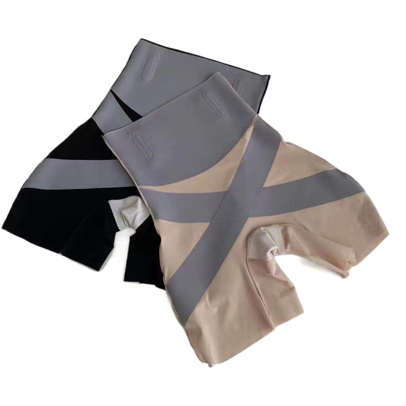 Nuevo Kaka 3,0 suspensión Cruz pantalones de levantamiento de cadera ropa interior de una pieza que forma los pantalones de hielo de seda vientre que adelgaza la pierna calzoncillos sin costura
