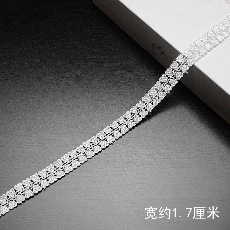 Y8YO bordado encaje vacío soluble en agua accesorios de encaje accesorios de ropa material de decoración DIY tocado hecho a mano