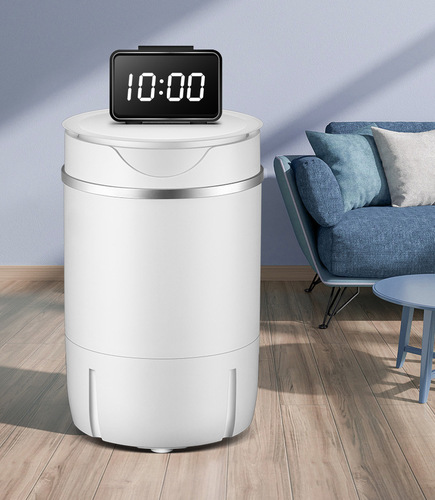 110v mini small washing machine for home use for babies and children, semi-automatic single barrel washing machine for socks and underwear