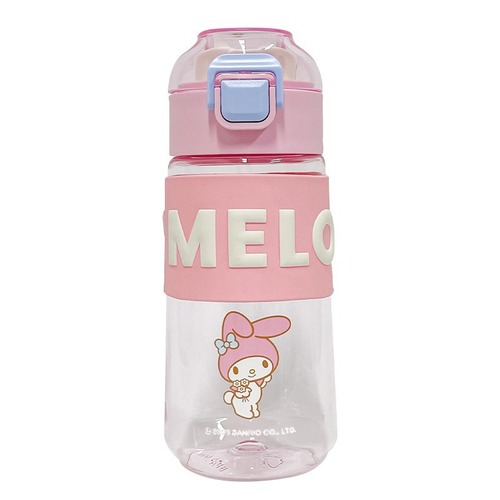 New Sanrio Children's Cartoon Sports Water Cup, High Fashion and Cute for Girls, Portable Plastic Cup, Direct Drinking On-the-Go Cup