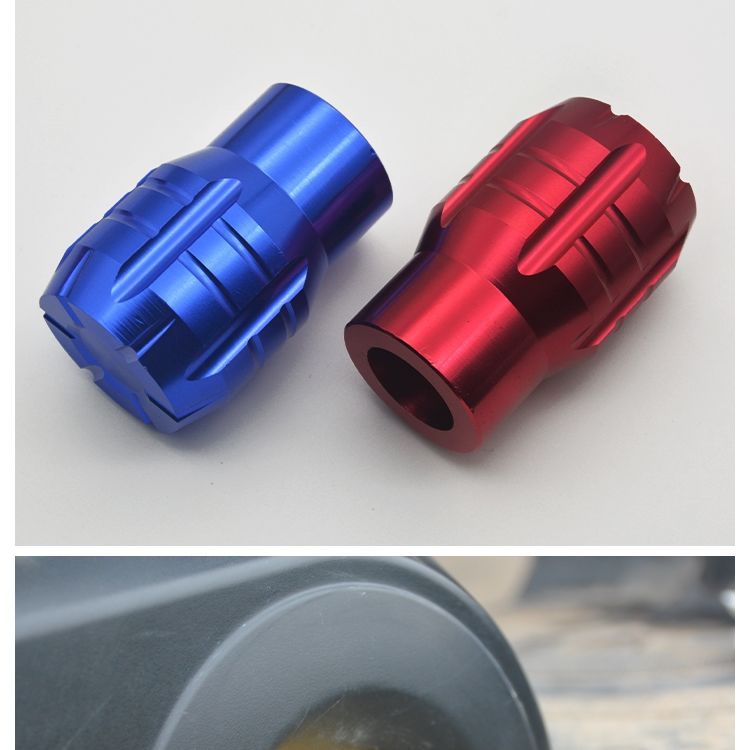 New National Standard Electric Vehicle Aluminum Alloy Plug Pedal Protective Cover Suitable for Mavericks Yadi Pedal Center Shaft Plug