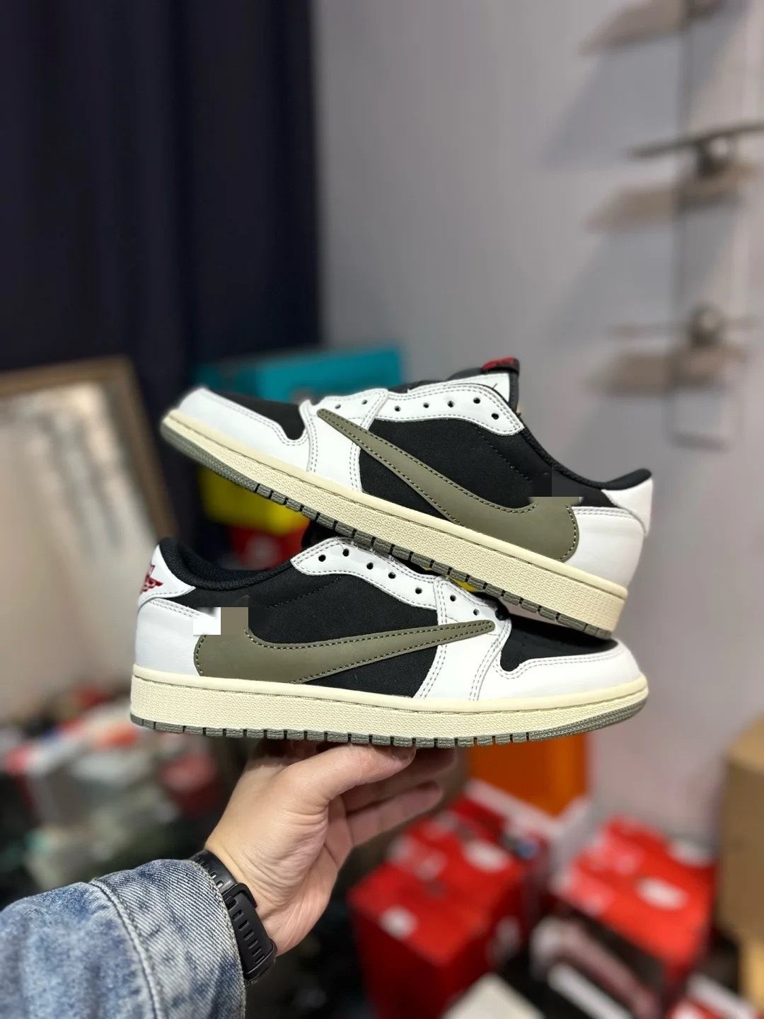 Aj Men's Shoes Putian Dunk Black Olive Green Sneakers Lightning Reverse Hook Sb Sneakers Aj1 Women's Sports Casual Shoes