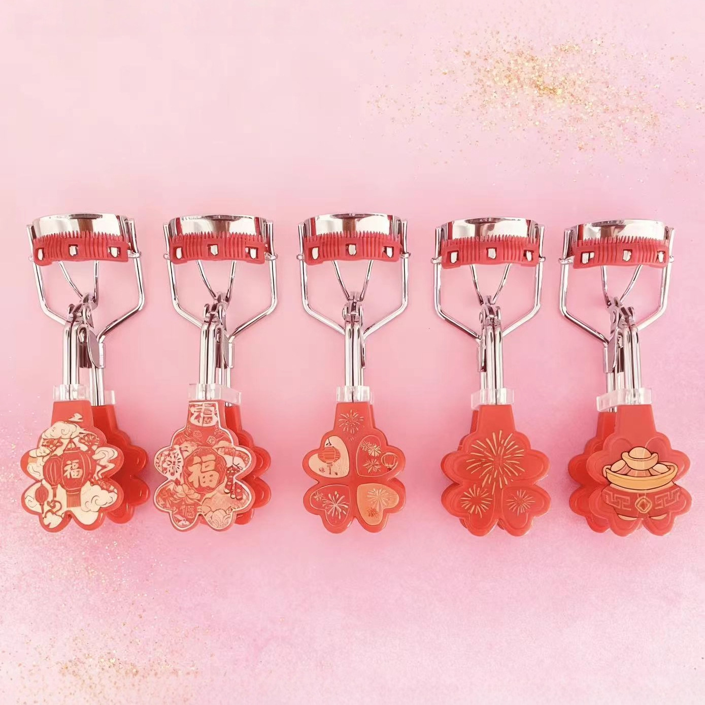 Ventas calientes de pestañas de color curl-over fijación sin clip de pestañas falsas herramientas de maquillaje transfronterizas portátiles