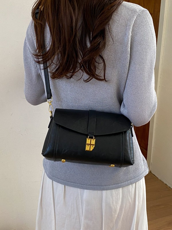 Bolso de tendencia transfronteriza de gran capacidad para mujeres 2026 retro nicho de alto nivel bolso de hombro de viaje simple bolso pequeño image 5