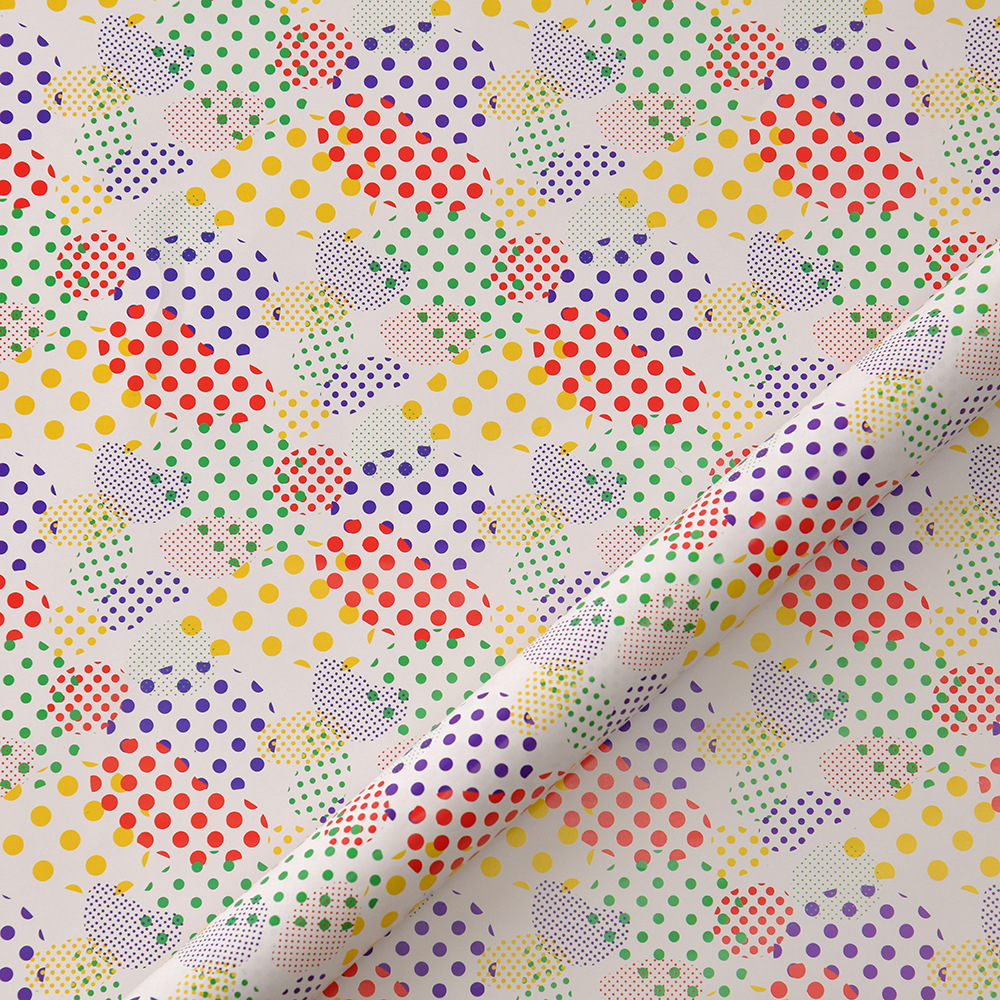 Impresión en color papel de regalo papel de embalaje de juguetes DIY regalo embalaje de regalo papel de pared papel de papel de papel en stock