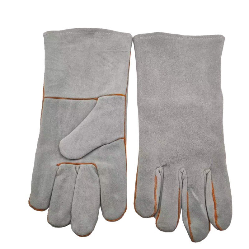 鹿鼎山14英寸35厘米加枚条耐磨耐撕裂安全防护焊接手套