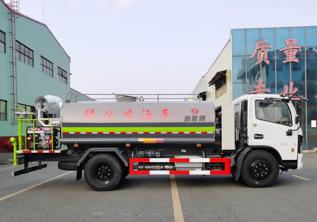 New Energy Dongfeng Dolica 9-Ton Multi-Functional Greening Dust-Suppressing Sprinkler Truck Factory Direct Sales National Vi Greening Sprinkler