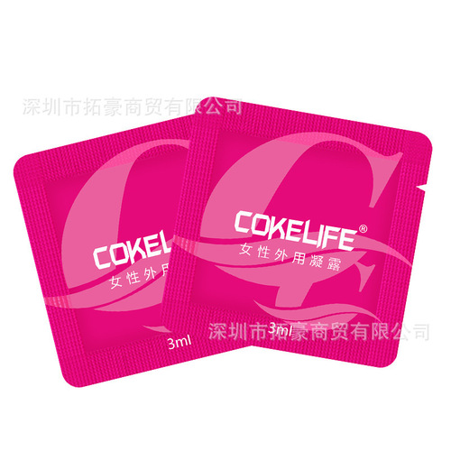 COKELIFE women's external gel tablets containing oil lubricant 3ml orgasm liquid small package high lubrication