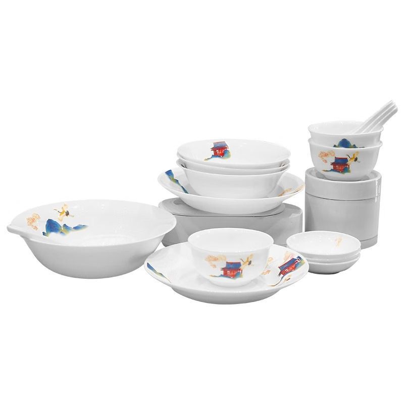 Corelle Brands Corning Ice Exquisite Exquisite Shengshi Minghe Series Tableware 20-piece Set