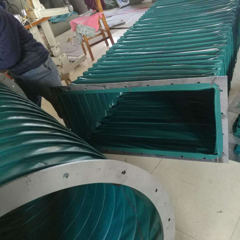 河北方形通风软连接，方形帆布通风软连接，帆布水泥出料软连接